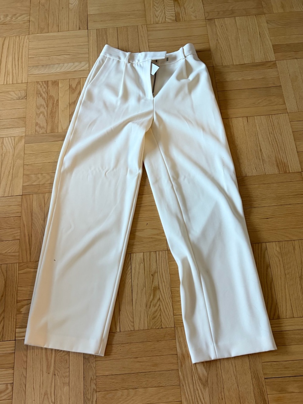 SIMKHAI Cream Straight-Leg Dress Pants NWT